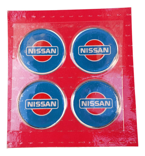 Nissan  - Adaptacion Logos Para Centros De Llantas 49 Mm