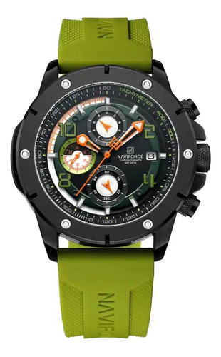 Naviforce Reloj Deportivo Para Caballero Cronógrafo New 