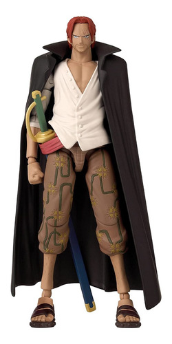 Imagen 5 de 10 de Shanks Anime Heroes One Piece Bandai 17cm + 16 Articulacione