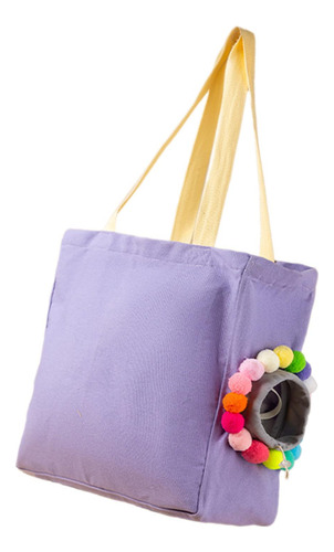 Bolsa Transportadora Para Gatos, Bolso Para Gatos M Violeta
