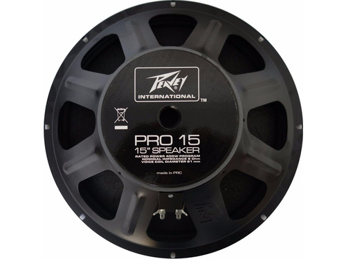 Parlante Woofer Peavey Pro15 Musica Pilar