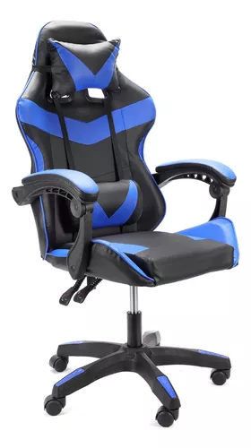 Silla Gamer NIAN Racing Style Ergonómica Ajustable Para PC Gaming Azul NIAN  Silla gamer/Silla gamer economica/Silla gamer barata gaming