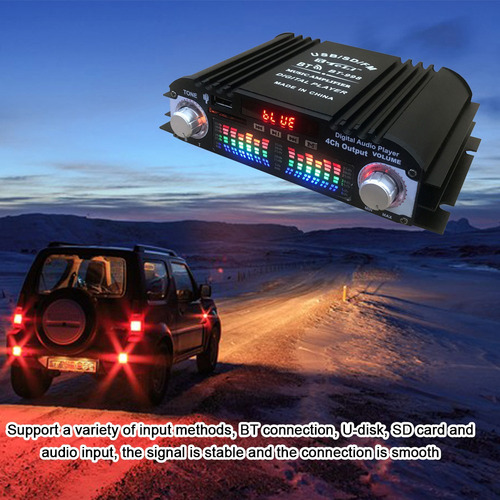 J Receptor De Coche Radio Set Theater Bt5.0 12 Estéreo Con
