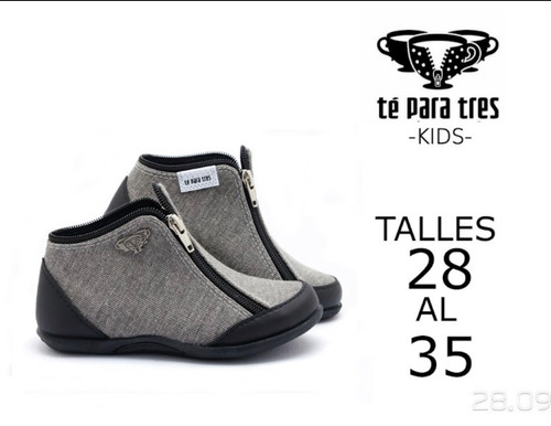 Imagen 2 de 6 de Zapatillas Botita Te Para Tres Diseños Exclusivos De Cierres