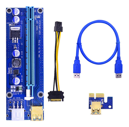 Tarjeta Adaptadora Usb3.0 Pci-e A Pci Ver009s Pci-e 1x A 16x