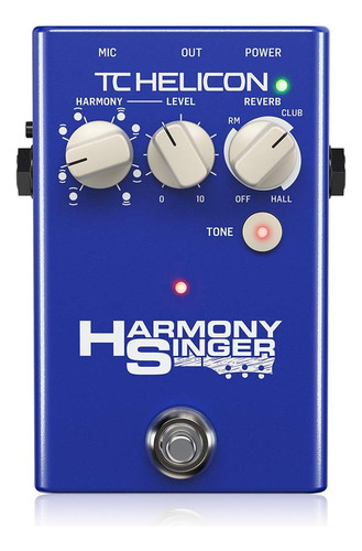 Stompbox De Efeitos Vocais Tc Helicon Harmony Singer Com ...