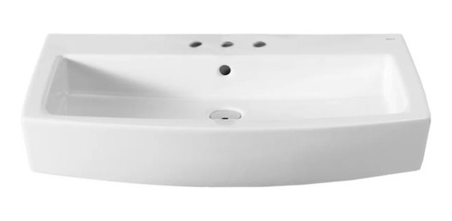 Imagen 1 de 1 de Bacha de baño sobre mesada, colgante Roca Hall 450 blanco 450mm x 530mm 100mm de alto