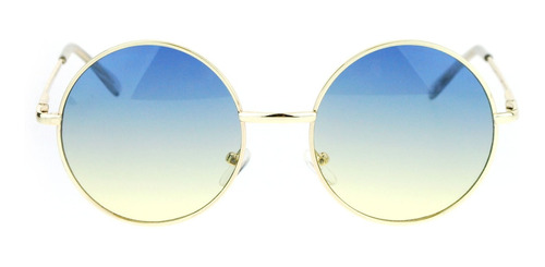 Gafas De Sol De 2 Tonos, Estilo Retro Vintage, Redondas, Con