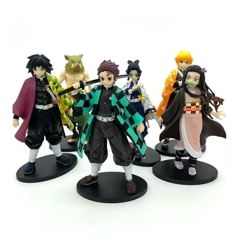 Boneco Colecionável Tanjiro Demon Slayer Kimetsu no Yaiba Com Caixa Favorito