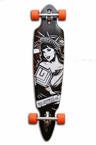 Longboard Gravital Maple Canadiense Y Banbu Abec 11 Original