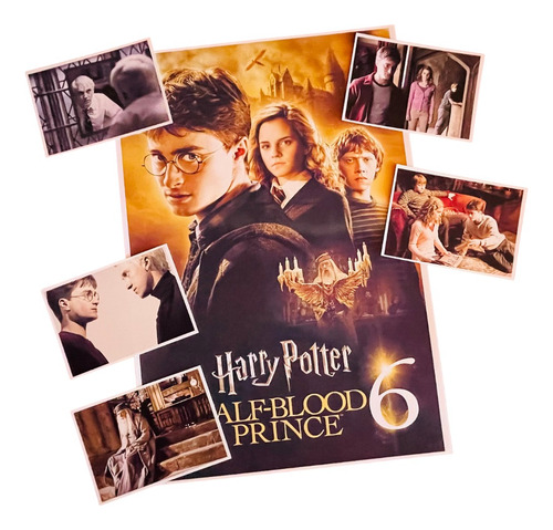 Poster - Harry Potter 6- 48x33 Cms + 5 Postcards 