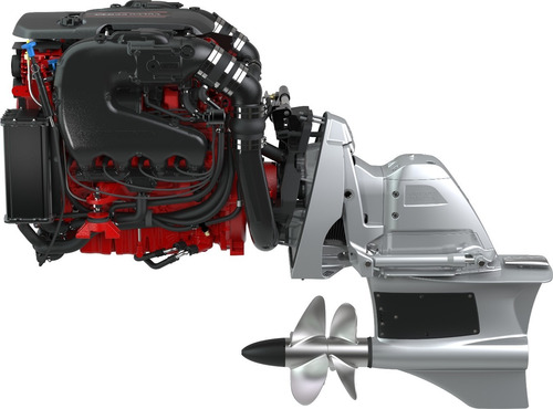 Motor Volvo Penta 4.3 V6 240hp + Rabeta Fwd P/ Barco Lancha