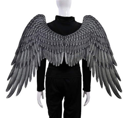 Disfraz De Con De Ángel De Halloween, Talla Única Negro