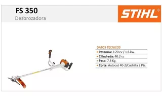 Motoguadaña Stihl Fs 350