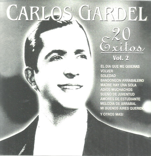 - Carlos Gardel 20 Éxitos Vol . 2- Cd Producido Por Im
