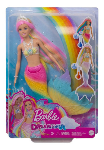 Barbie Sirena Arcoíris Mágico