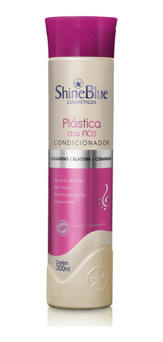 Condicionador Shine Blue Plástica Dos Fios 300ml