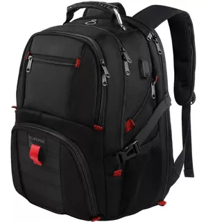 Mochila De Viaje Yorepek Rs-a1 Para Laptop 17 Pulgadas, Escolar, Grande 50L Antirrobo Impermeable Negra