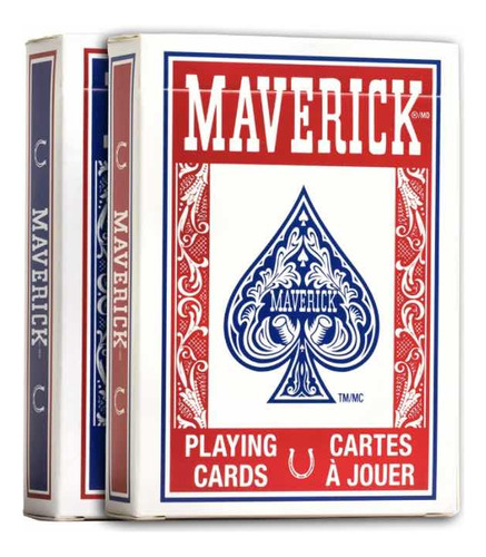 Cartas De Poker 2 Paquetes Azul Y Rojo Bicycle Naipes Baraja