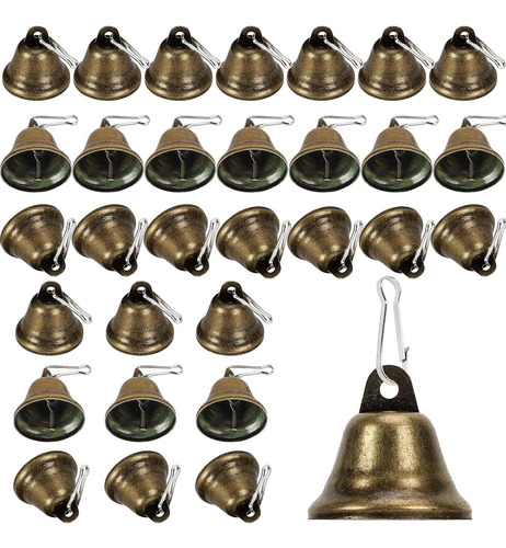 32 Piezas De Campanas De Bronce Pequeñas Campanas De L...