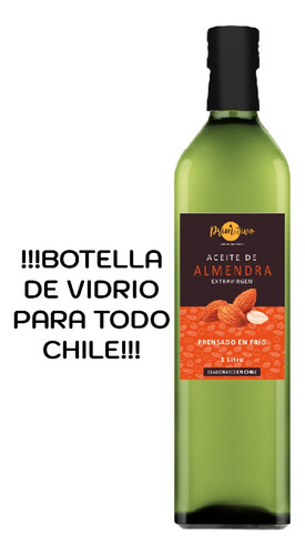 Aceite De Almendra 1 Litro. 100% Natural. Envíos Flex