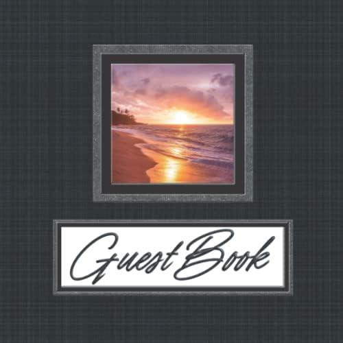 Guest Book: Log Book For Vacation Rentals, Bed And Breakfasts, Condo Rentals, And More, De Ocean Breeze Publishing. Editorial Oem, Tapa Blanda En Inglés