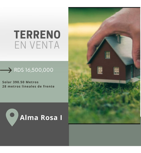 Terreno En Venta Alma Rosa I