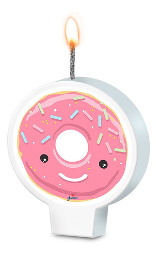 Vela Aniversário Donuts Junco 1und