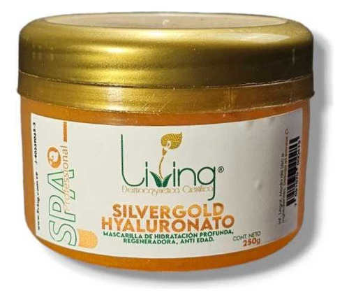 Mascarilla Silvergold Hyaluronato Colageno  250g Living