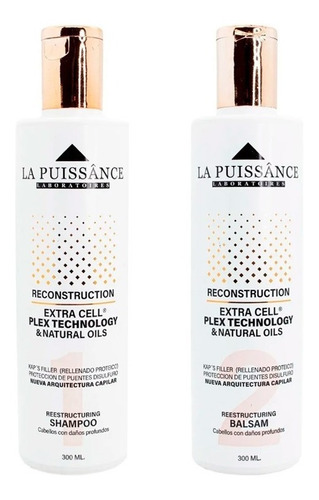 La Puissance Extra Cell Plex Shampoo + Balsamo Paso 1 Y 2