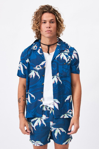 Camisa Vacay Sundays Floral Billabong Hombre