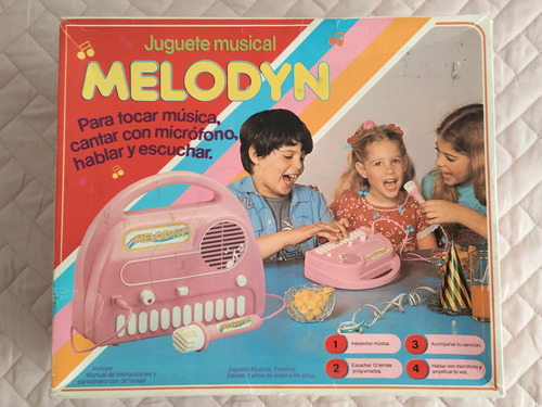 Juguete Musical Melodyn. Con Cancionero. Vintage '80. 