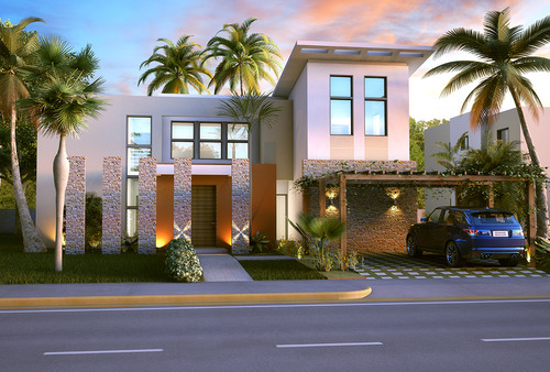 Venta De Villa De 4 Habitaciones En Vista Cana