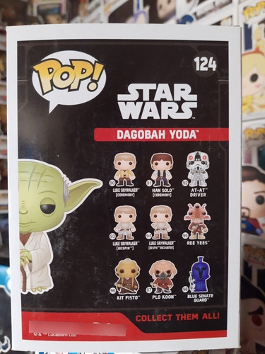 Funko Pop Dagobah Yoda # 124 (Usado)