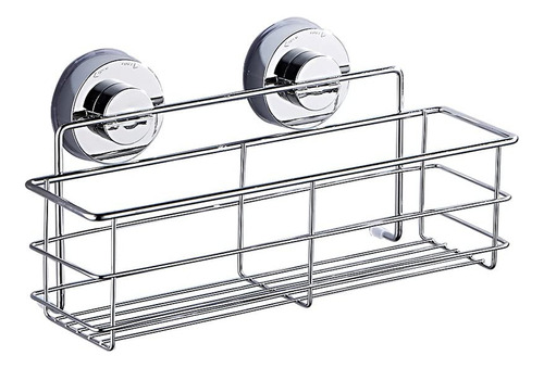 Organizador Baño Ducha Cocina C/ventosa A Pared Acero Inox