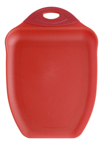 Tabla De Cortar Dexas Chop & Scoop, 9.5x13 Pulgadas, Rojo Sl