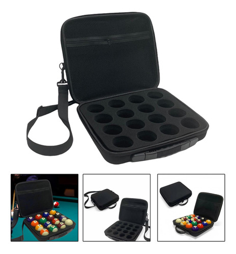 Estuche Para Bolas De Billar, Estuche Para Bolas Con Correa