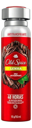 Desodorante Aerosol Old Spice Lenha150ml 6 Unid