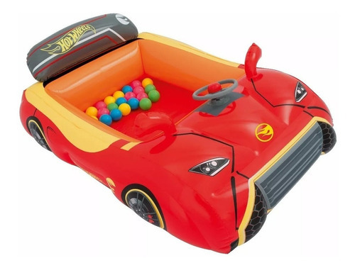 Centro De Juegos Pelotero Auto Hot Wheels Bestway 