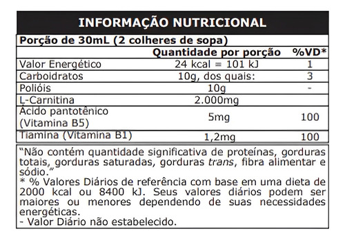 Suplemento Em Liquida Probiótica L-carnitina Sabor Morango De 400ml