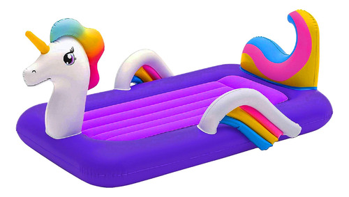 Cama Inflable Niños Unicornio 196x104 Multicolor 1015005600