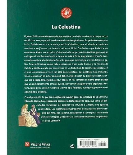 La Celestina - Clasicos Adaptados, De Fernando De Rojas. Editorial Vicens Vives En Español