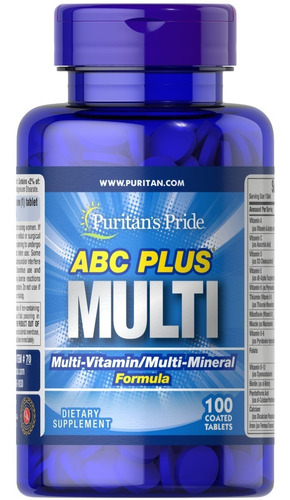 Abc Plus Multivitamin And Multi Mineal 100 Tablets