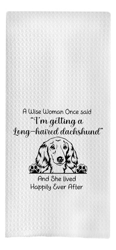 Dachshund Dish Towels For Kitchen, Weiner Dog Gifts For Wome