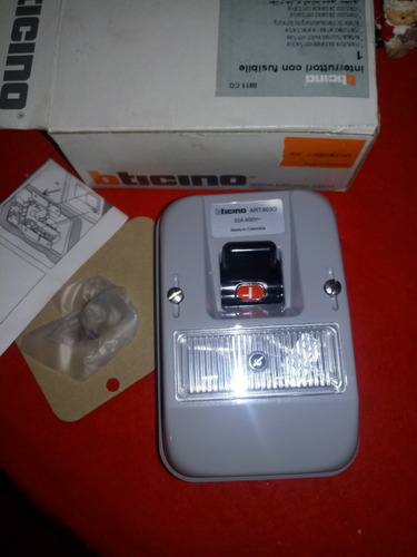 Interruptor De Corriente Ticino ( Bticino)  32amp Y 400v. 