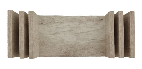 Imagen 4 de 9 de Set De 3 Repisas Flotantes Estilo U 30 X 15 Cm Color Toscana