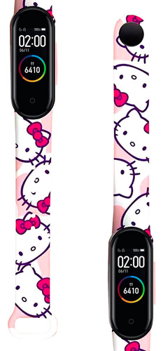 Correa Compatible Xiaomi Mi Band 4 Y 3 Hello Kitty 3