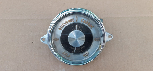Antiguo Reloj Amperimetro Temperatura Ford Chevro Dodge 40