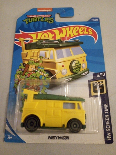 Hot Wheels | 2018 | Ninja Turtles | Party Wagon Primera Edic