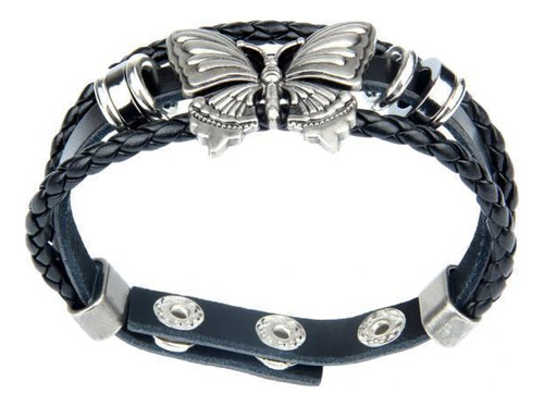 Brazalete De Pulsera De Motociclista Punk Los 24x3x1cm